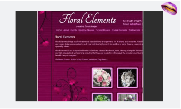 floral elements delicious portfolio