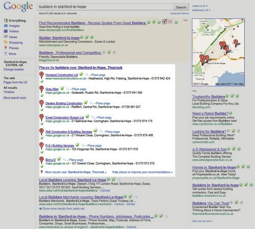 google local listings