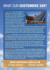 newhaven solar flyer back