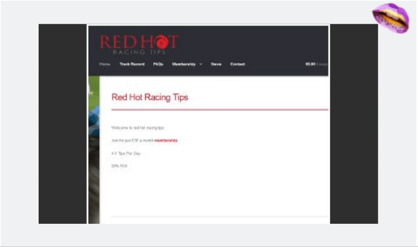 red hot racing tips delicious portfolio