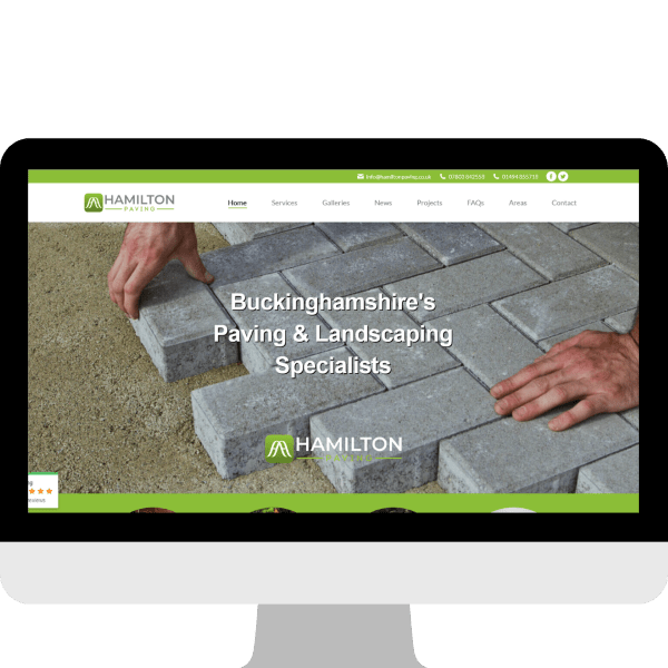 hamilton paving site example Custom