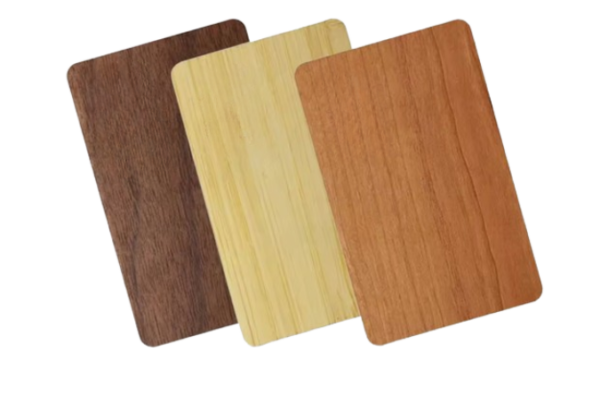 nfc business cards wooden