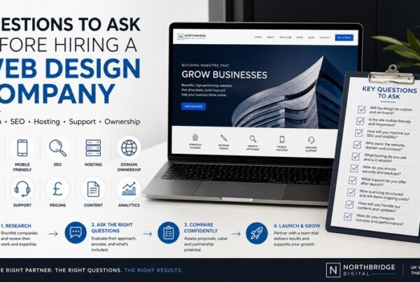 questions to ask website design company